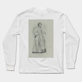Italienne by Edgar Degas Long Sleeve T-Shirt